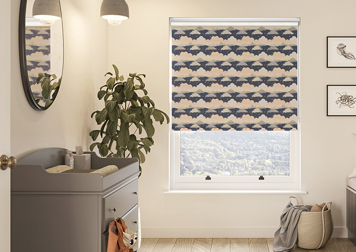 Cloudy Cosmos, Twinkle Grey - Roller Blind - Image 3